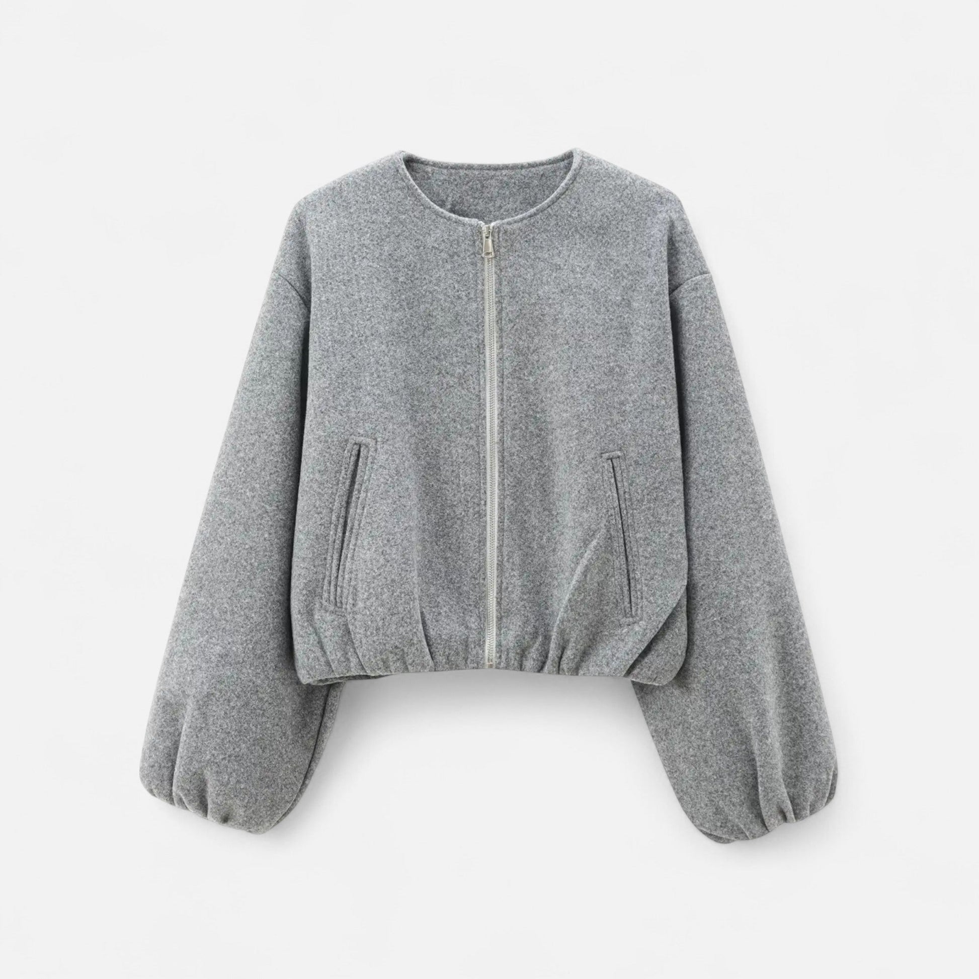 Women’s Retro Round-Neck Autumn/Winter Jacket - Samberule
