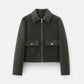 Women’s Zipped Winter Coat with Pockets - Samberule