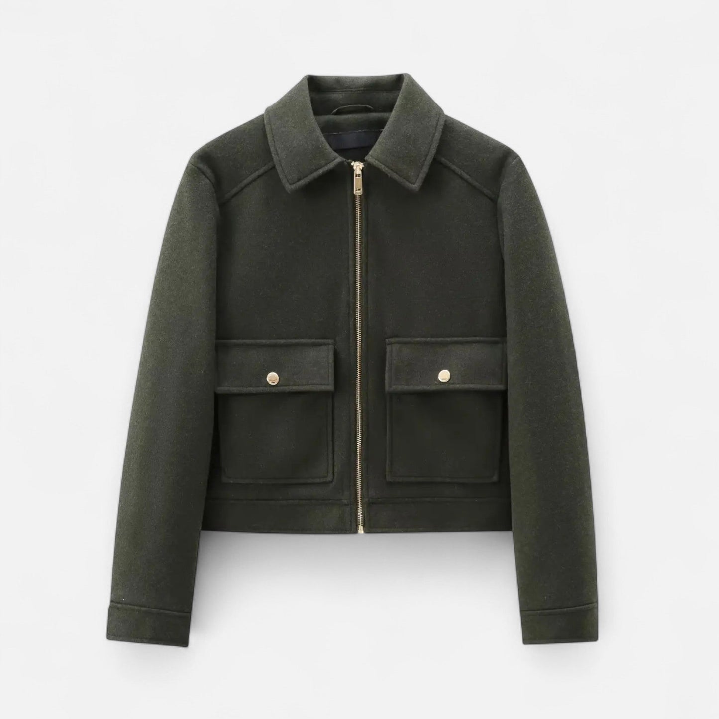 Women’s Zipped Winter Coat with Pockets - Samberule
