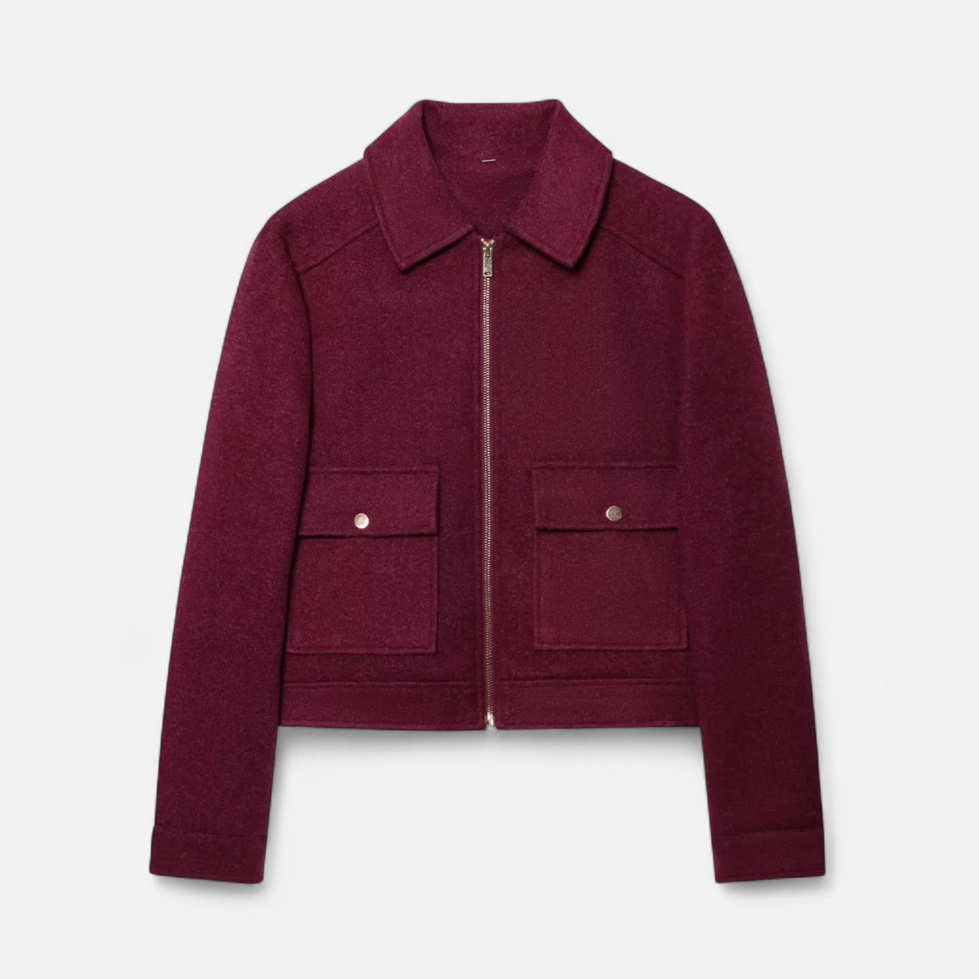 Women’s Zipped Winter Coat with Pockets - Samberule