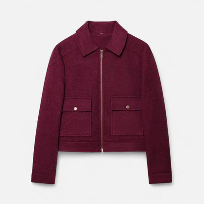 Women’s Zipped Winter Coat with Pockets - Samberule