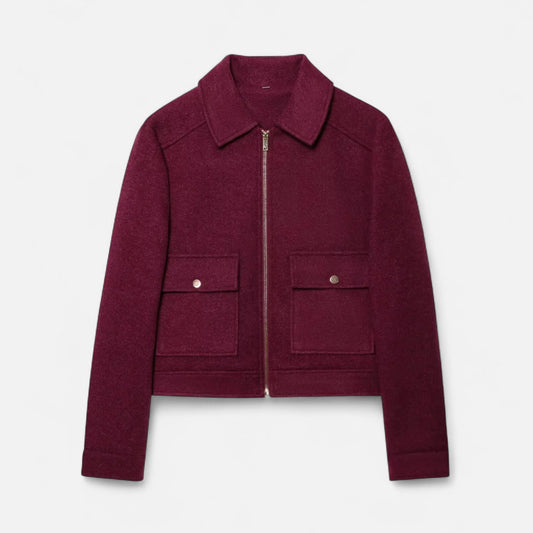 Women’s Zipped Winter Coat with Pockets - Samberule