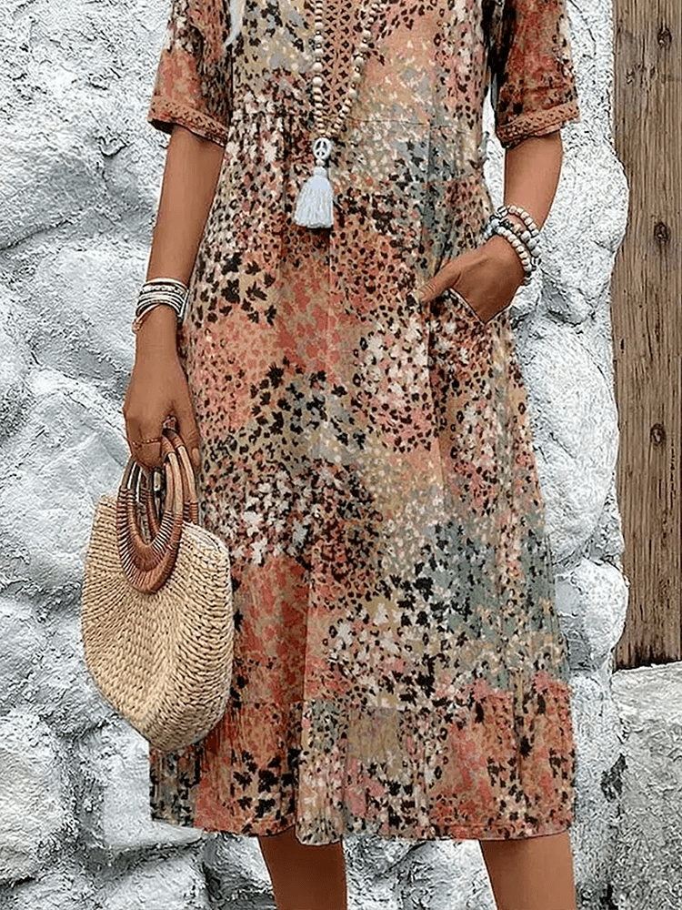 Hailey - Abstract Summer Dress - Samberule