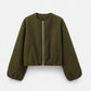 Women’s Retro Round-Neck Autumn/Winter Jacket - Samberule