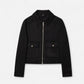 Women’s Zipped Winter Coat with Pockets - Samberule