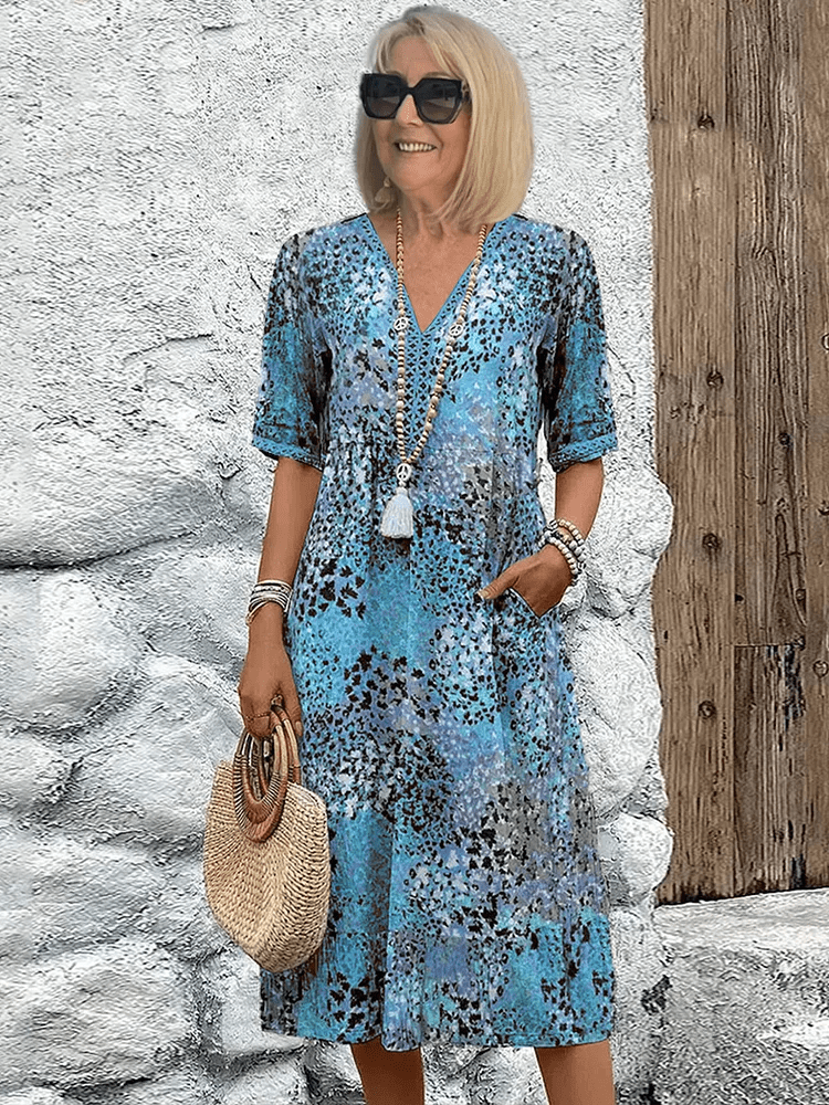Hailey - Abstract Summer Dress - Samberule