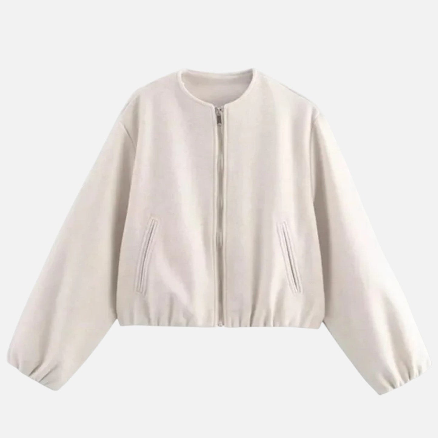 Women’s Retro Round-Neck Autumn/Winter Jacket - Samberule