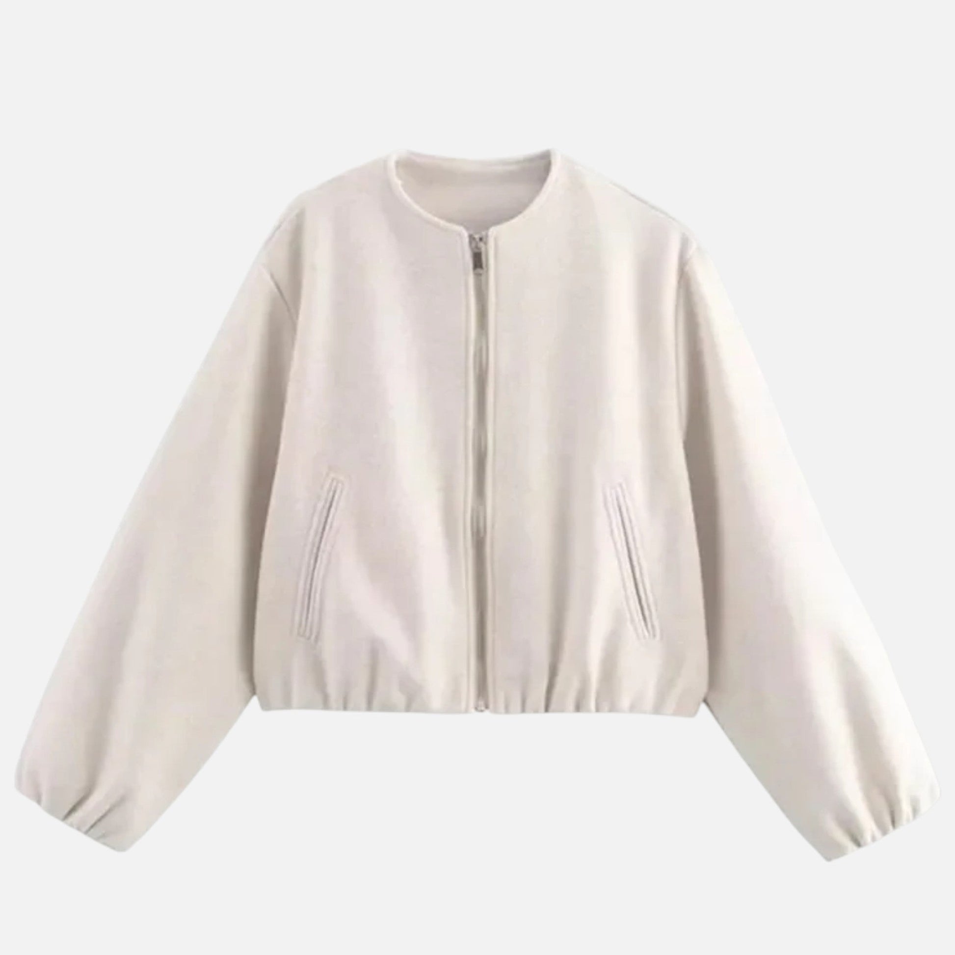 Women’s Retro Round-Neck Autumn/Winter Jacket - Samberule