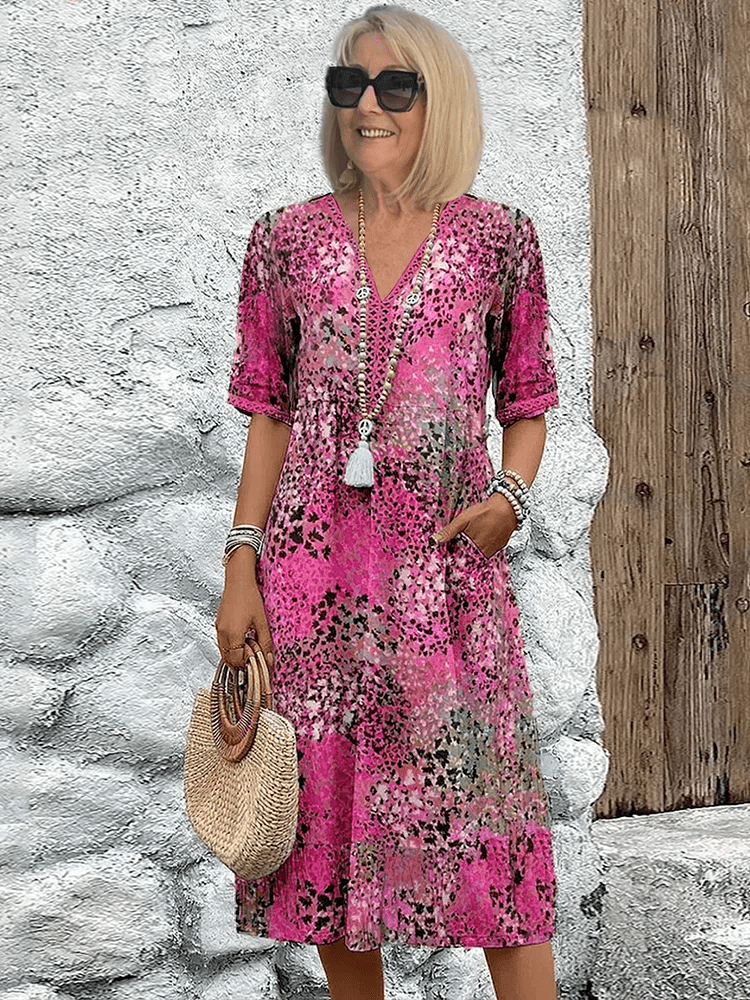 Hailey - Abstract Summer Dress - Samberule
