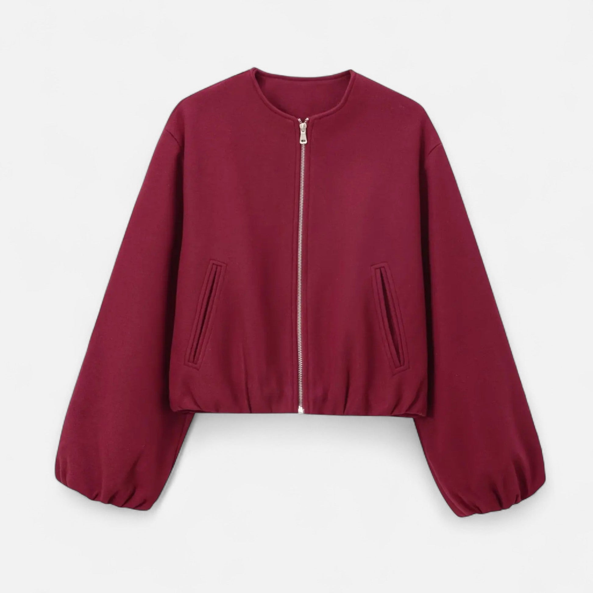 Women’s Retro Round-Neck Autumn/Winter Jacket - Samberule