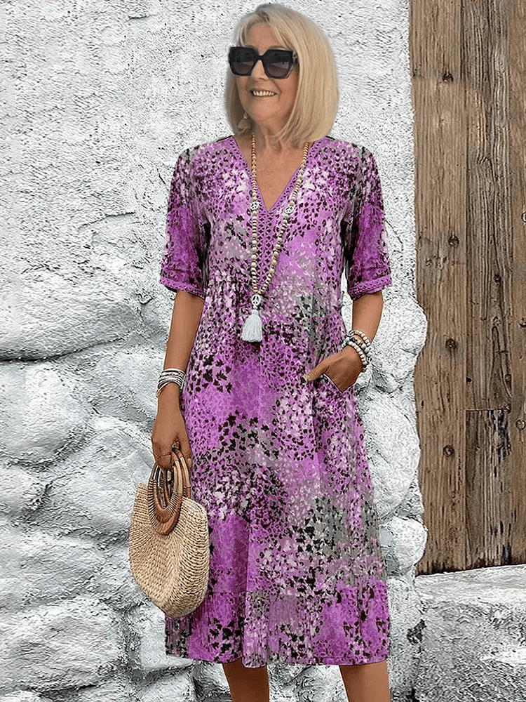 Hailey - Abstract Summer Dress - Samberule