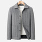 Men's Elegant Wool Blend Jacket with Business Lapel