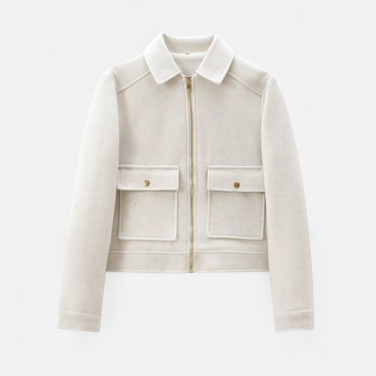 Women’s Zipped Winter Coat with Pockets - Samberule