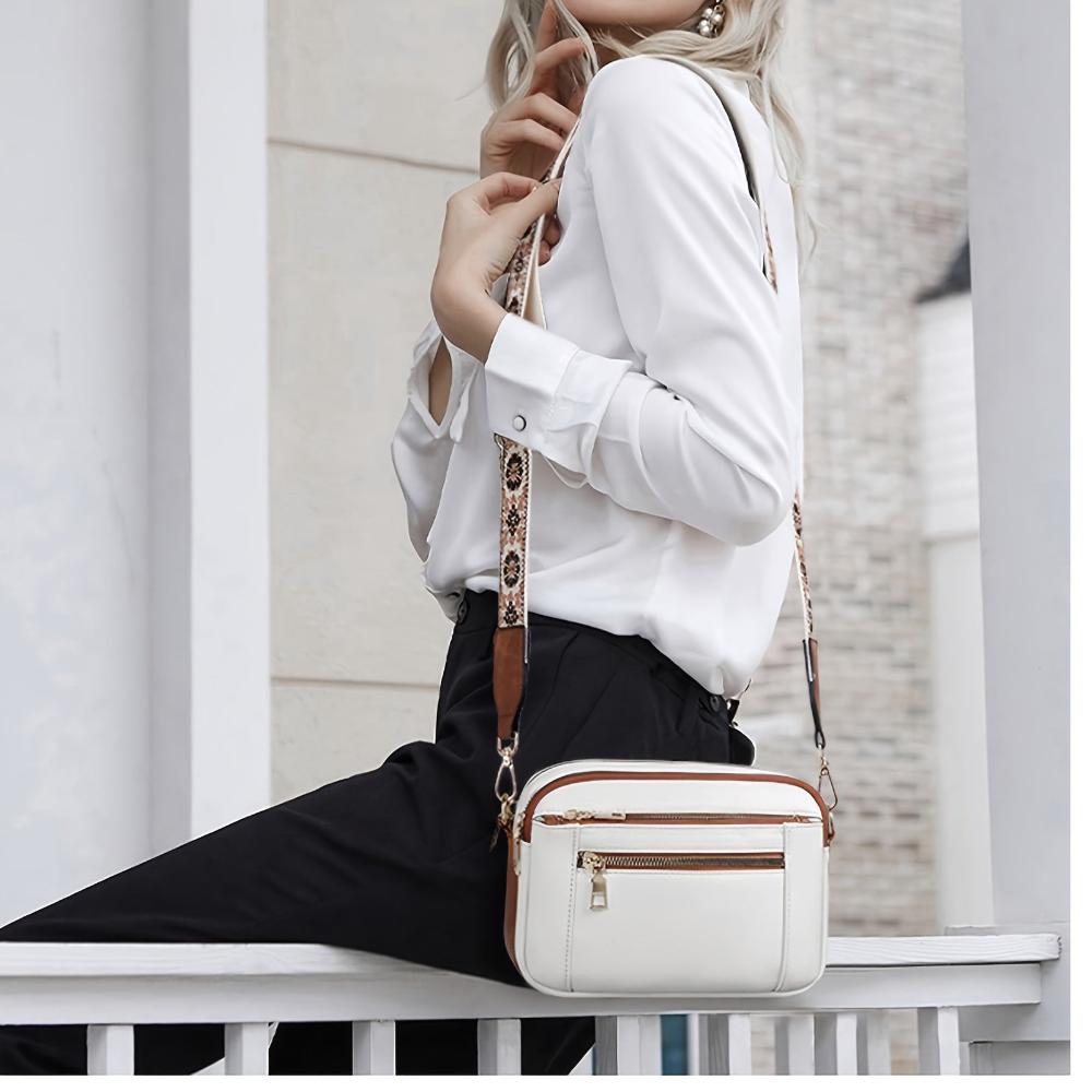 Christine - Vegan Leather Crossbody Shoulder Bag - Samberule