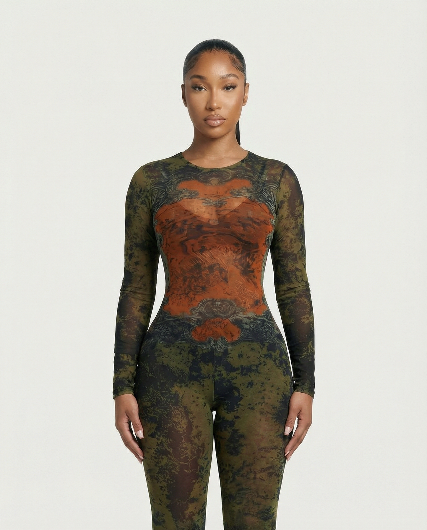 KALEYA Abstract Print Jumpsuit