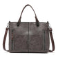 Delilah - Vegan Leather Structured Tote Handbag - Samberule