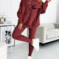 Casual and Comfortable Three-piece Sweatshirt Set