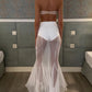 Fashion Jacket & Perspective Skirt Two-Piece Set