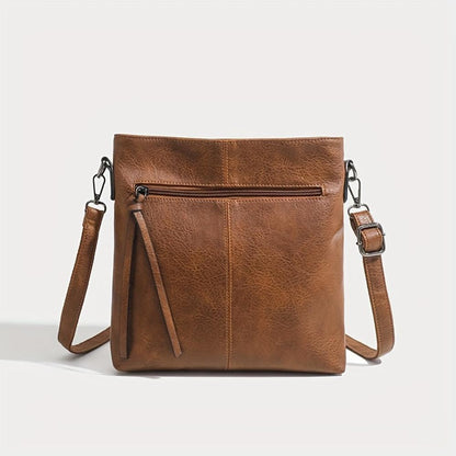 Anna - Vegan Leather Slim Crossbody Bag - Samberule