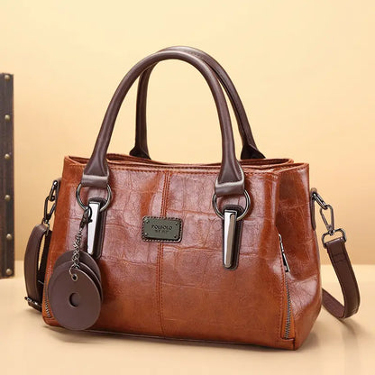 Joyce - Leather Structured Handbag - Samberule