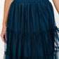 Galena Tulle Skirt | Deep Topaz