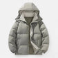 Men’s Padded Jacket with Detachable Hood