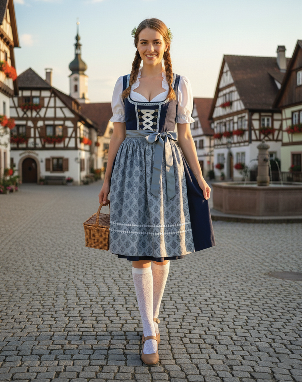 Emily - Bavarian Dirndl Dress - Samberule
