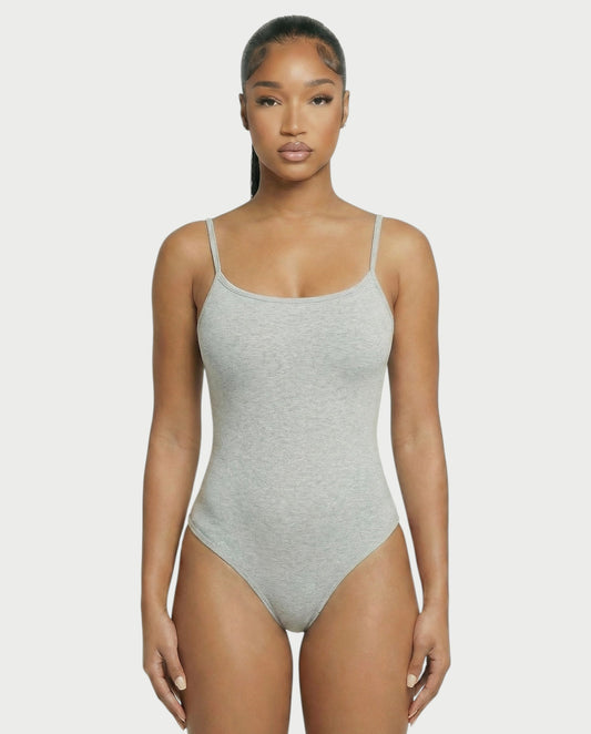 Scoop Neck Thong Bodysuit - Samberule