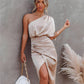 Layla - One-Shoulder Party Dress - Samberule