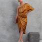 Layla - One-Shoulder Party Dress - Samberule