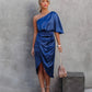 Layla - One-Shoulder Party Dress - Samberule
