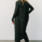 Janae Jumpsuit + Cardigan Set | Dark Green