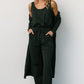 Janae Jumpsuit + Cardigan Set | Dark Green