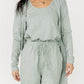 Janae Jumpsuit + Cardigan Set | Sage