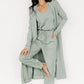 Janae Jumpsuit + Cardigan Set | Sage