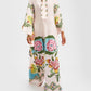 Exquisite Sunshine Floral Print Flowing Maxi Dress