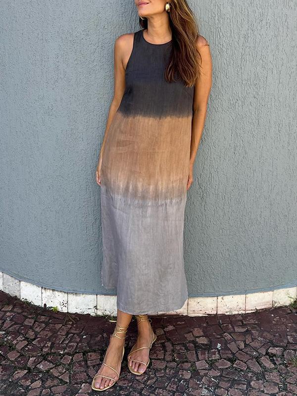 Victoria - Tie-Dye Midi Dress - Samberule