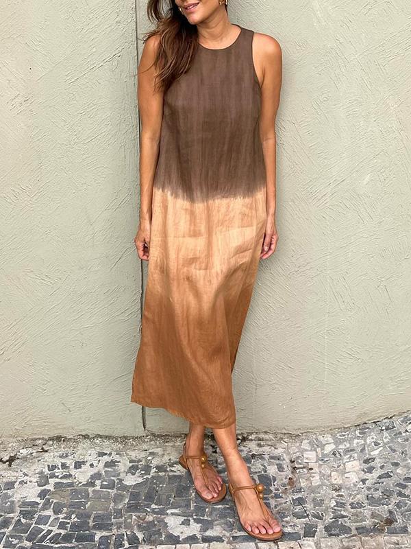 Victoria - Tie-Dye Midi Dress - Samberule