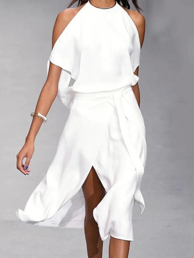 Sharon - Halter Midi Dress - Samberule