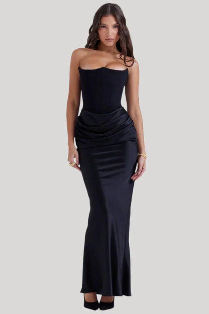 Isla - Off-Shoulder Maxi Dress - Samberule