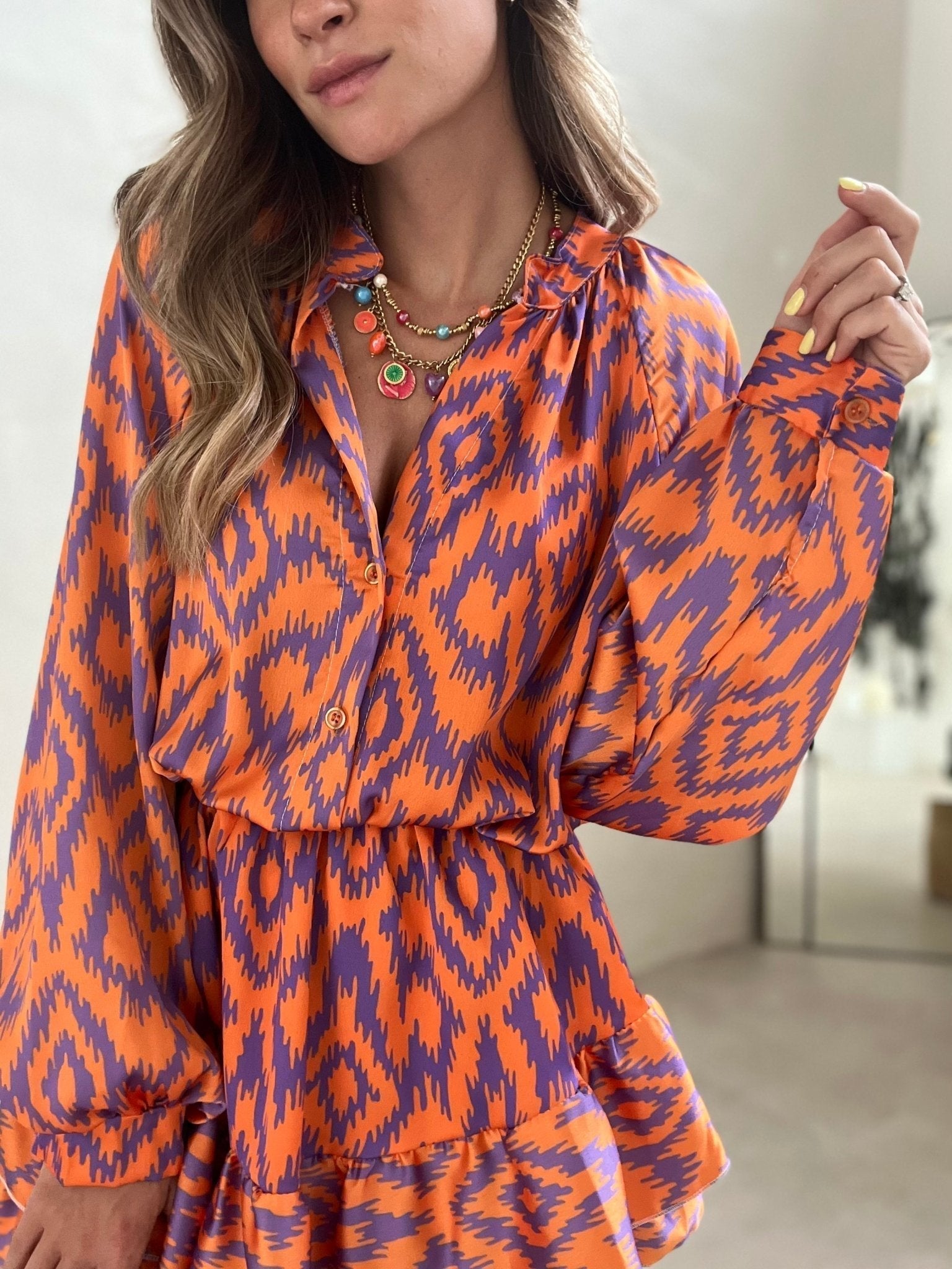 Eleanor - Ruffle Mini Dress - Samberule