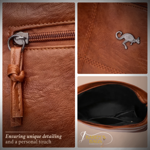 Carolyn - Vegan Leather Crossbody Bag - Samberule