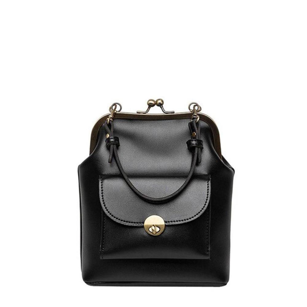 Diana - Vegan Leather Structured Handbag - Samberule
