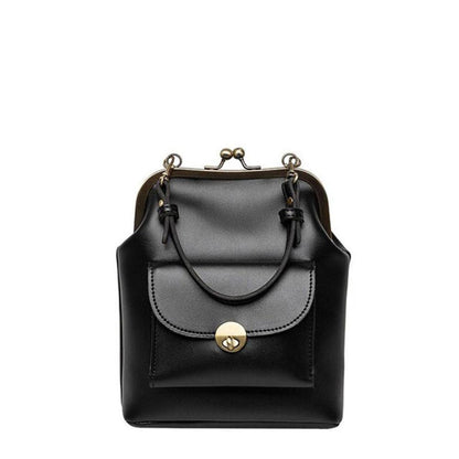 Diana - Vegan Leather Structured Handbag - Samberule