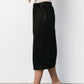 Malika Faux Wrap Skirt | Black