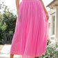 Mila Tulle Skirt | Taffy Pink