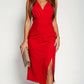 Anna – Elegant Pleated Evening Dress - Samberule