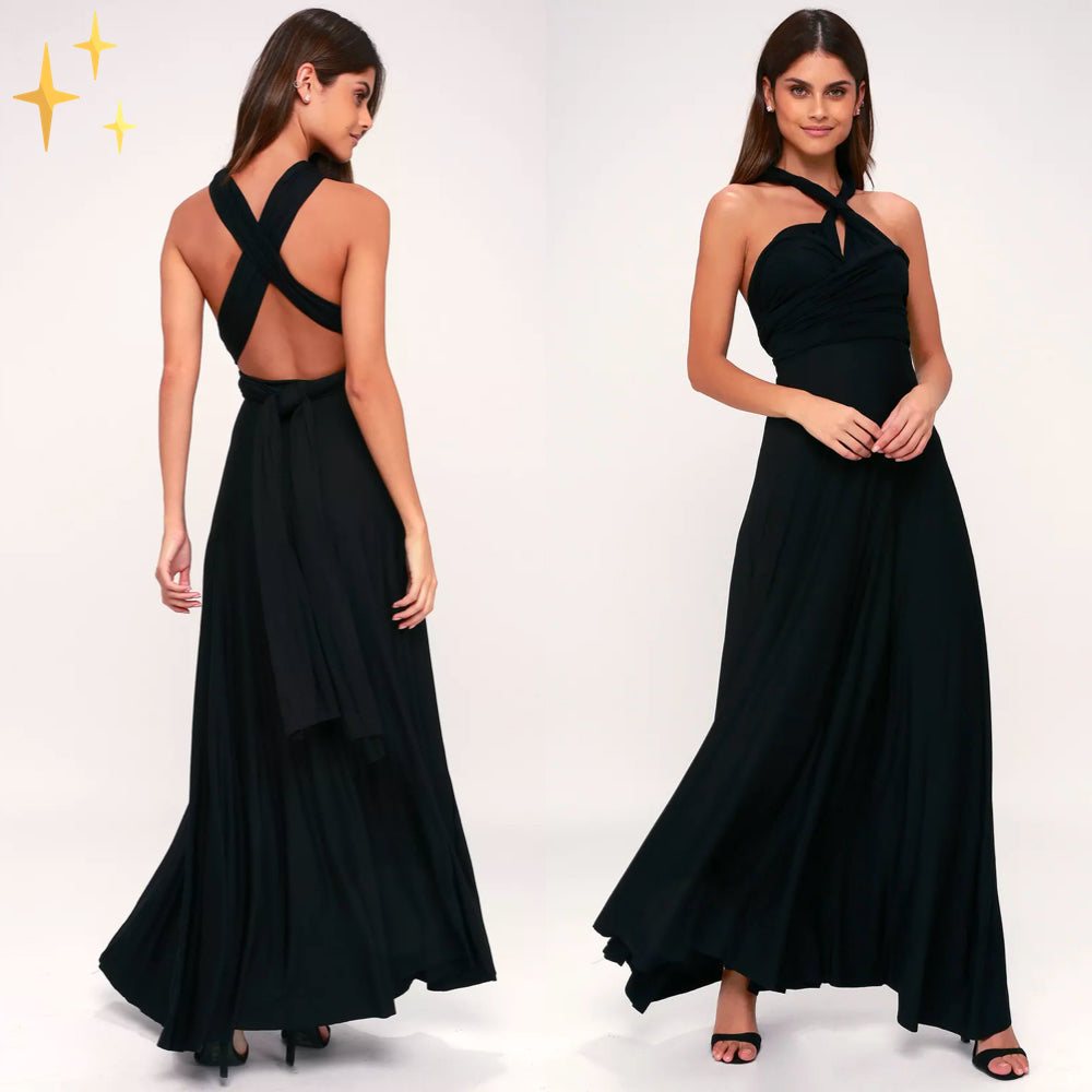 Eliana - Elegant Wrap Dress - Samberule