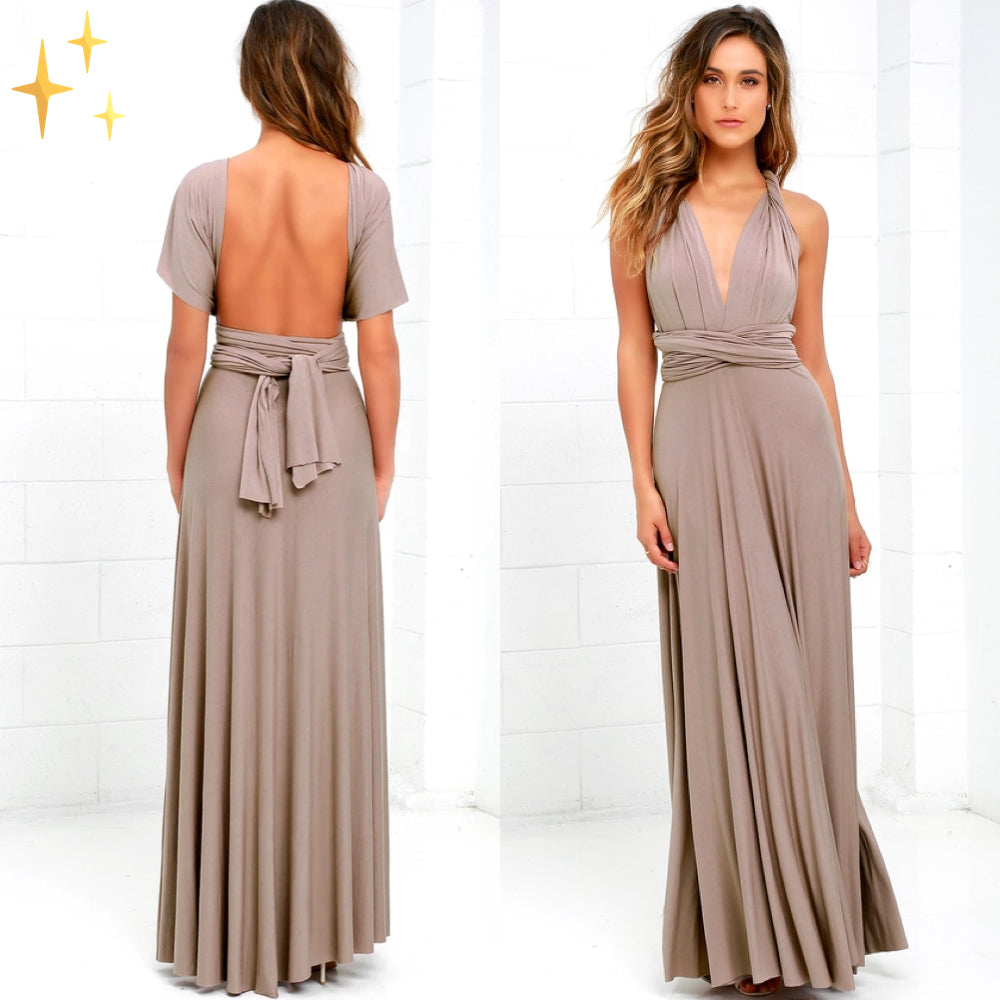 Eliana - Elegant Wrap Dress - Samberule