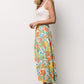 Nika Tiered Skirt | Orange + Blue Floral